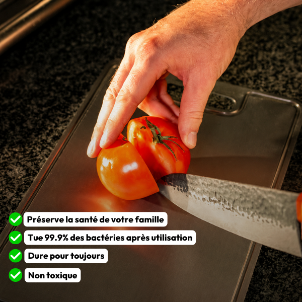 NordTable® Planche certifiée Titane pur